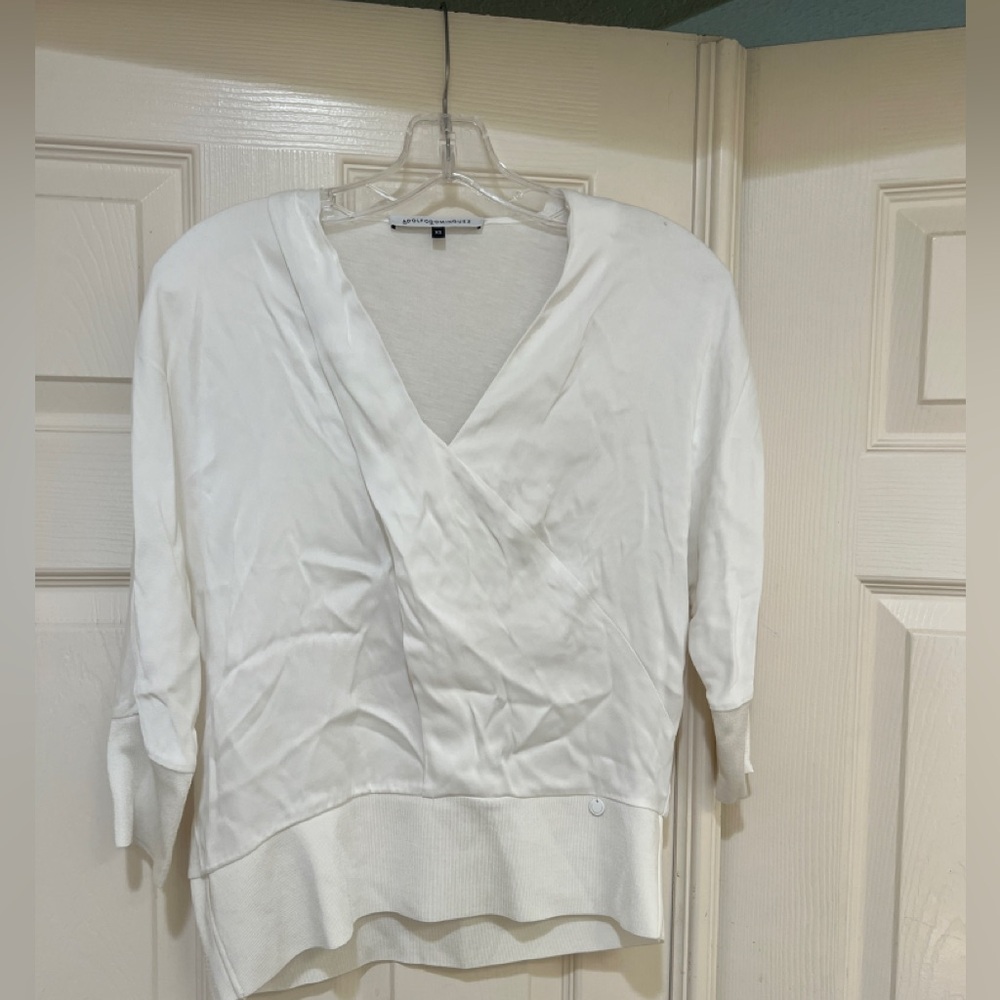 Adolfo Dominguez Women’s White Blouses size‎ XS